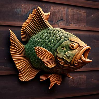 3D model Common sunfish fish (STL)